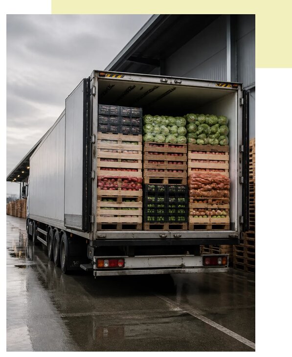 Перевозка плодоовощной продукции в Карабулак по цене от 5165 р. | Агросервис-Крб